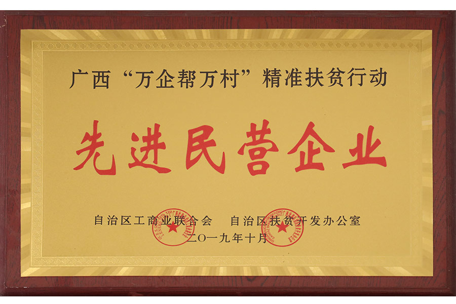 廣西“萬企幫萬村”精準(zhǔn)扶貧行動(dòng)先進(jìn)民營企業(yè)